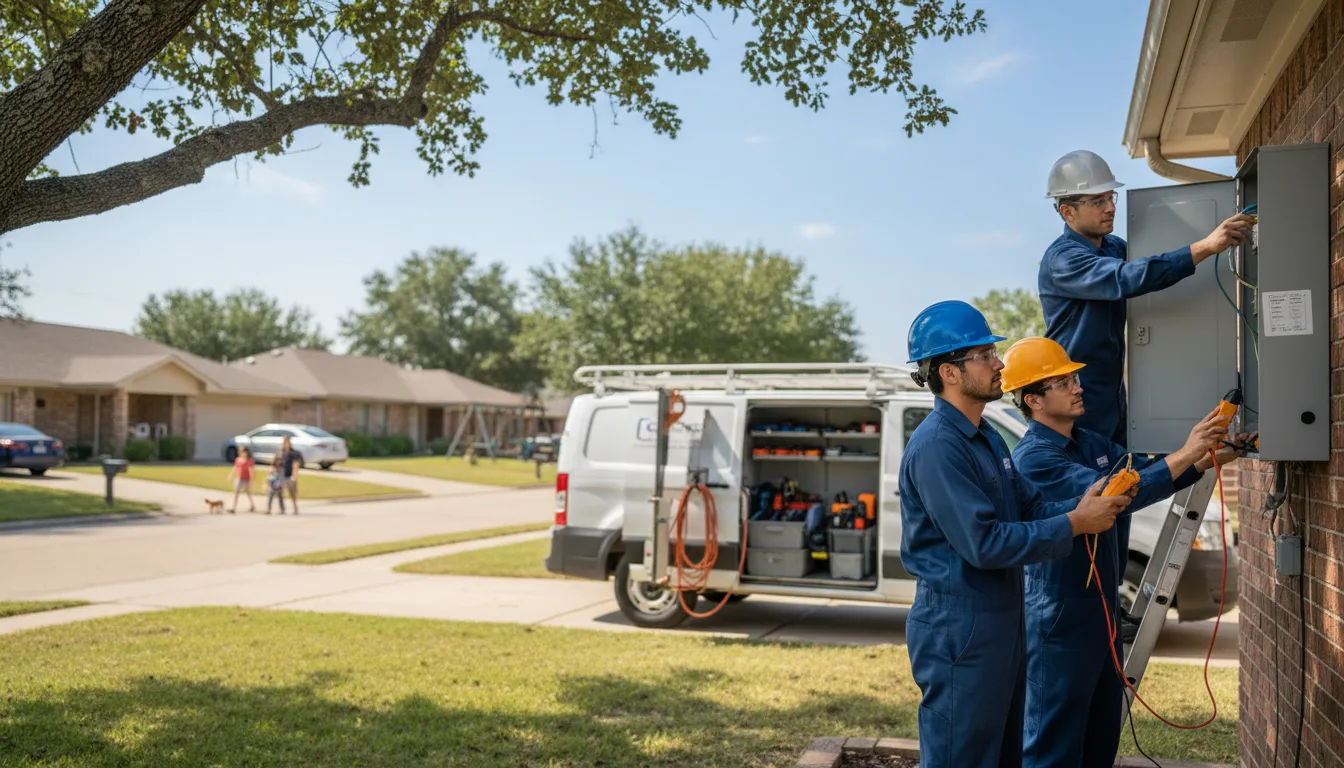 Certified electrician providing emergency electrical services in Union Center, SD